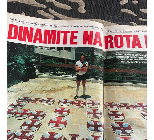 Revista Placar N 613 Dinamite Vasco Zico Pelé Flamengo Inter (Usado)
