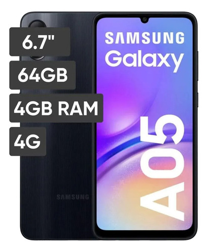 Samsung Galaxy A05 64gb Negro 4gb Ram 4g/lte