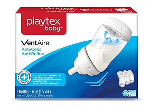 Playtex Baby Ventaire Biberón Anticólicos, Sin Bpa,