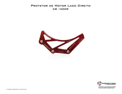 Protetor Para Motor Procton Racing Cb 1000r Anos 2011 A 2024