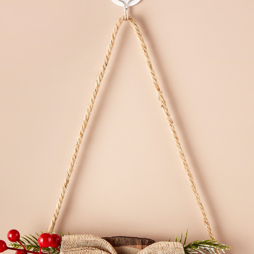 Letrero Colgante Navideño De Madera De Santa Claus De 12 Pul