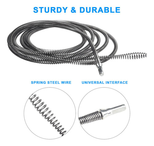 Destapacaños Flexible , Mxntl-001, 1pza, 10m Ó 393 Longitud