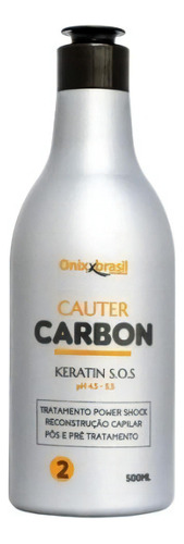 Queratina 500ml S.o.s - Passo 2 Cauter Carbon - Onixxbrasil