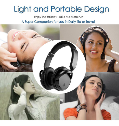 Auriculares Bluetooth Inalámbricos Over-ear Headset 3.5mm Ca 