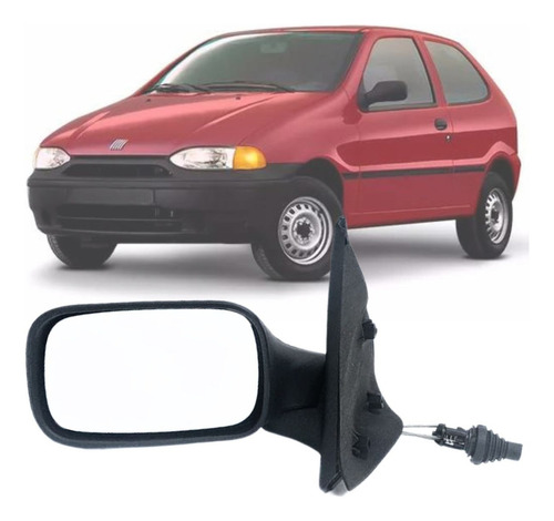 Retrovisor Esquerdo Palio 96 97 98 99 2000 C/c 2 Portas