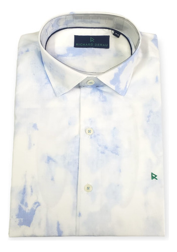 Camisa Batic Elastizada Algodon Slim Fit-r.derau-titulo 60.1