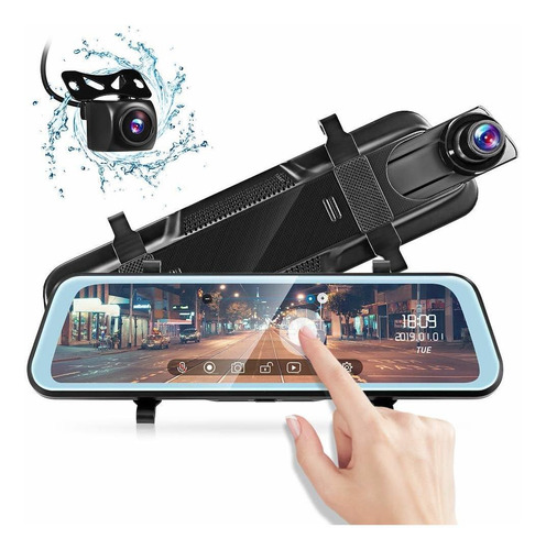 Autolover Mirror Dash Inch Backup Cam Front And Rear Full