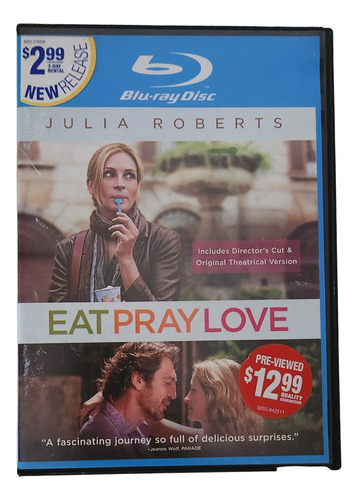 Blu-ray Eat Pray Love - Comer, Rezar Y Amar