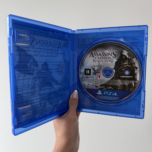 Assassins Creed Iv Black Flag Ps4 Mídia Física, Semi Novo (Recondicionado)