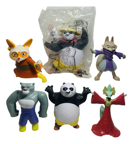 Kung Fu Panda 4 Burger King 2024 Colección Completa (Usado)