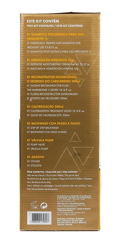 Imagem 7 de 8 de Kit Hidratação Trivitt Profissisional Itallian Reconstrução