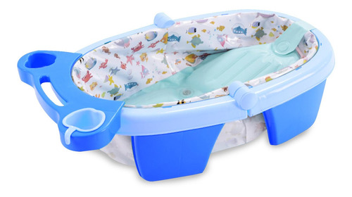 Banheira De Bebê Inflável E Portátil Airplus Maxibaby - Azul