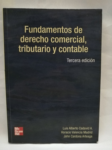 Fundamentos De Derecho Comercial Tributario Y Contable 3ed