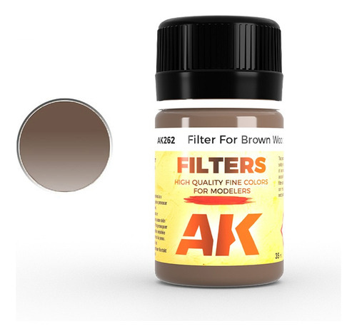 Ak Interactive Dark Filter For Wood,35ml Camuflaje