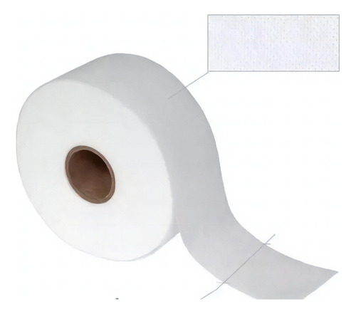 Papel Depilatorio Falso Tecido Rolo Depilação 125 Mtr 2un