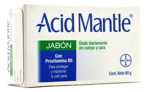 Jabón Acid-mantle Caja Con Barra Con 90 G
