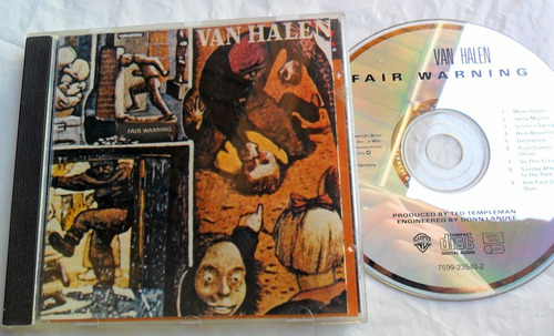 Van Halen - Fair Warning * Importado Alemania * Cd Excelente