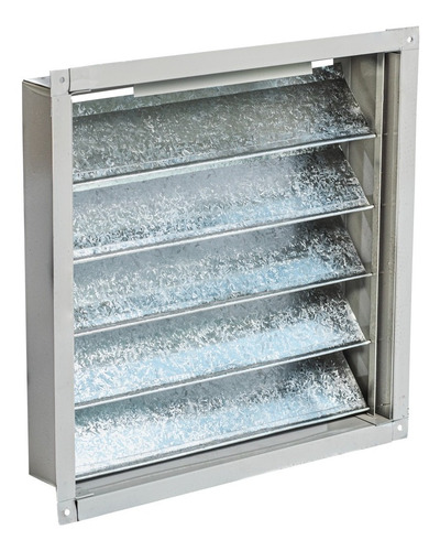 Persiana Metálica Móvil Extractor De Aire 55 Cm Baño/cocina Gatti Ventilación