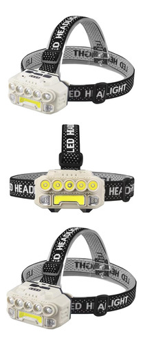 Cob 5 Led Faro Led, Led Recargable Por Usb, Resistente Al A