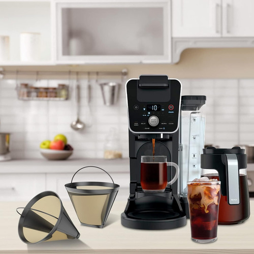 2pc Filtro De Café Reutilizable 12 Taza Para Cuisinart Ninja