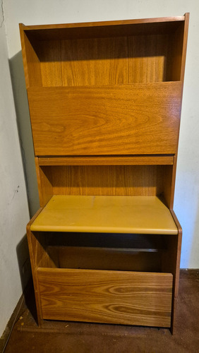Lote De 2 Muebles Tipo Repisa - No Se Envían- Estado Regular Marrón Claro (Usado)