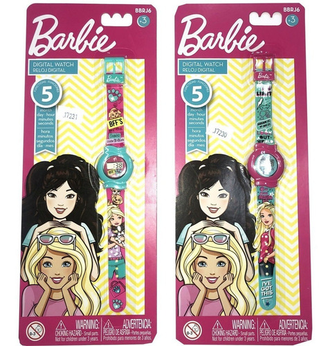 Reloj Digital Barbie Jlt Bbrj6 La Torre