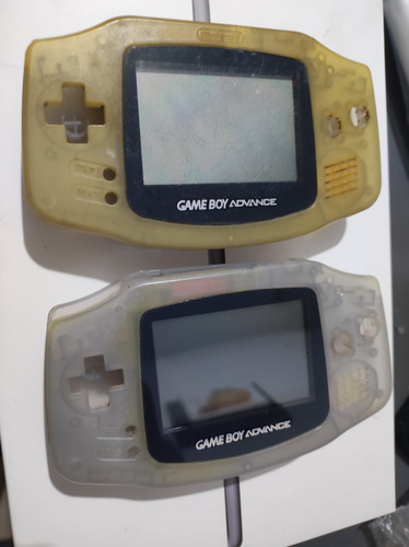 Par Carcazas Con Display Gameboy Advance Estetica 5.5 Usadas