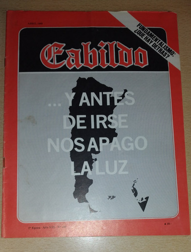 Revista Cabildo N°122 Abril De 1988