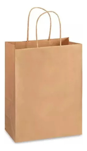 Pack 24 Bolsa Papel Kraft 24x33x8 Reciclado Regalo