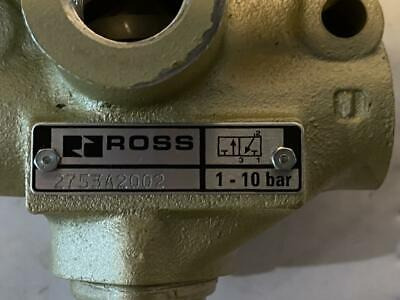 Ross Controls 2753a2002 Pneumatic Aluminum Valve 1/4 Npt Qii