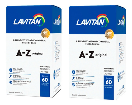 Suplemento Vitaminas Y Minerales A - Z - 120 Comprimidos