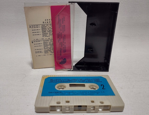 Fita K7 Djavan Água 1980 (Usado)