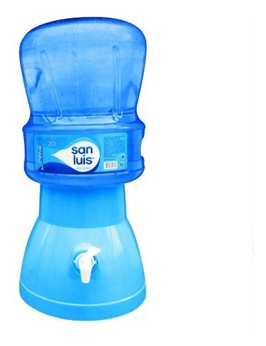 Dispensador De Agua Mineral Celeste Para Bidon 20 Lt.