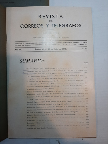 Imagen 5 de 9 de Antigua Revista De Correos Y Telegrafos Lote X 6 Ro 1173