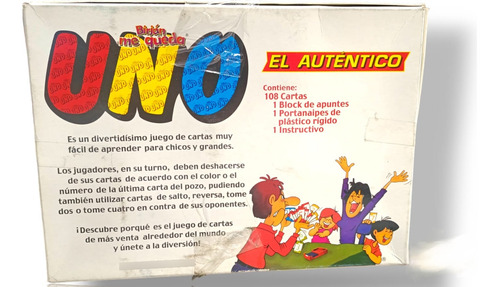 Juego De Mesa Uno El Autentico Birjam Me Queda Uno Retro (Usado)
