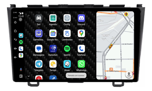 Central Multimidia Crv 05/11 9p Android 13 Carplay 2gb 64gb