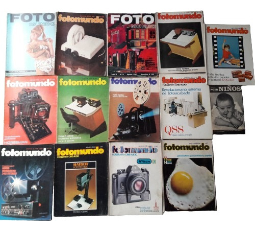 Revista Fotomundo  Año 1967 A 1979 Lote De 14 Revistas