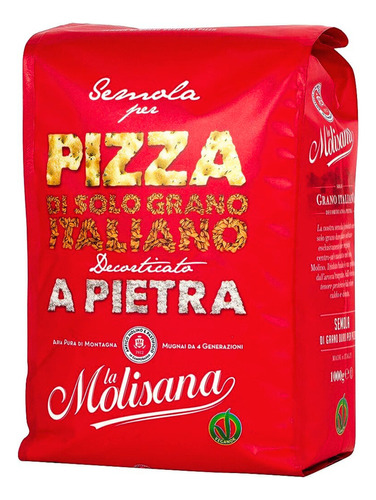 Farinha De Semola La Molisana Pizza Grano Duro Italiano 1kg