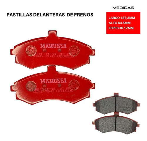 Pastilla De Freno Compatible Hyundai Elantra Gt 2.0 2004