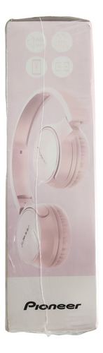 Auriculares Pioneer S3, Bluetooth, color rosa claro