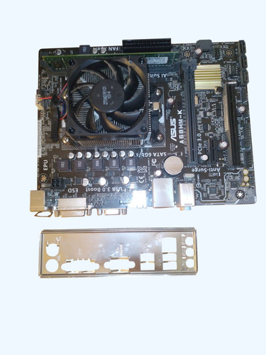 Placa Madre Fm2+ / Cpu A10 7700 / 8 Gb Ddr3 Cooler (Usado)