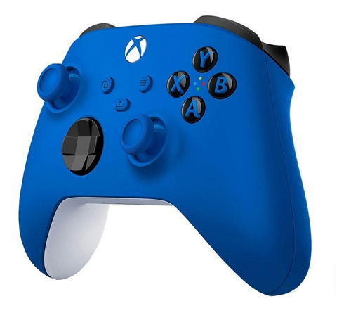 Joystick Microsoft Xbox Nueva Generación Shock Blue Color Azul