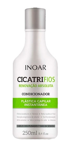 Imagem 4 de 7 de Inoar Cicatrifios Sh + Cond 250ml + Mask + 3 Ampola