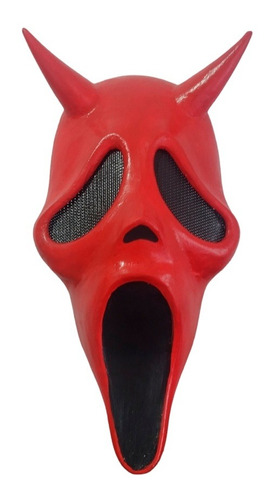 Mascara Roja Con Cuernos Ghostface Scream Dead By Daylight 
