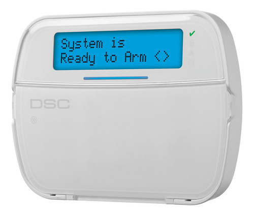 Dsc Neo Hs2lcdrf9n Teclado Cableado Lcd Alfanumérico Rf Color Blanco