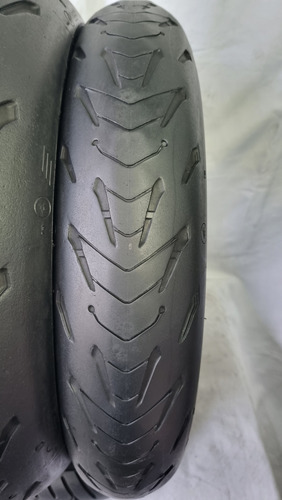 Par De Pneu Michelin Road 5 190/120 Original Usado (Usado)