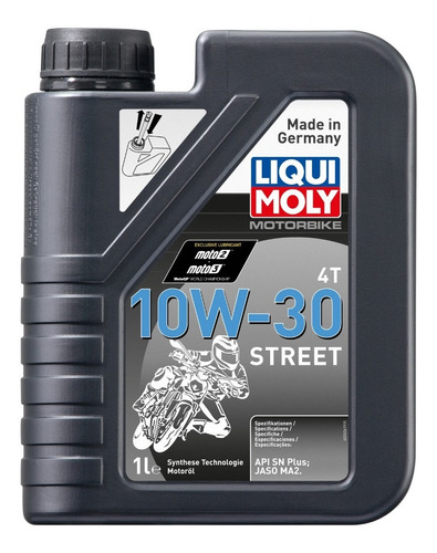 Aceite Moto 10w30 Motorbike Street 4t Liqui Moly 1lt