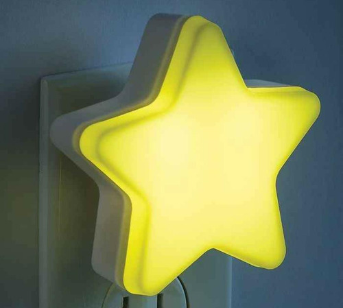 Lampara De Noche Estrella Led Automatica