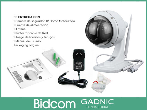 Camara Domo Exterior Seguridad Ip P2p Hd Wifi Vision Nocturn