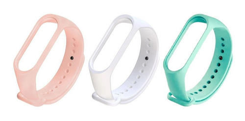 Kit 3 Pulseira Compativel C/ Mi Band 4 /mi Band 3 Envio Ja